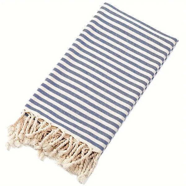 Serviette de Plage Turque Extra Large - Bleu