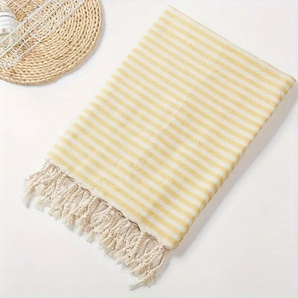 Serviette de Plage Turque Extra Large - Jaune