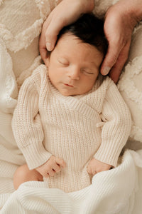 Cache-couche Kimono - Biscuit