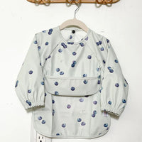 Bavettes manches longues - Poche haute - Bleuets
