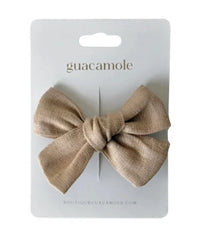 Boucle en lin - Brioche