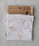 Ensemble de 2 sacs à collation et à sandwich réutilisables - Brunch du dimanche