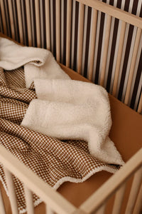 Drap contour lit de bébé - Caramel