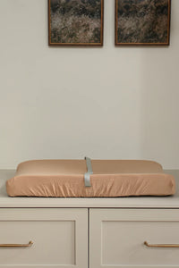 Housse pour matelas à langer - Caramel