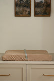 Housse pour matelas à langer - Vichy brown
