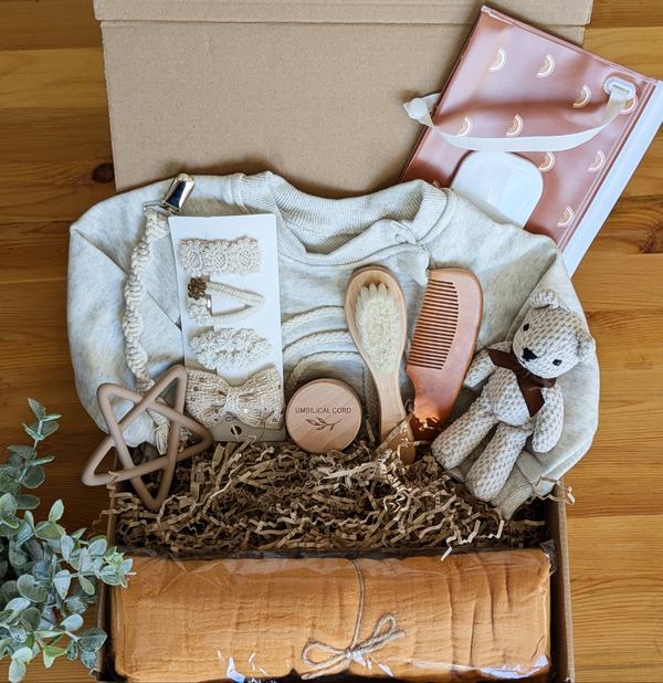 Coffret cadeau naissance - Boho