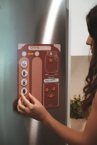 Tableau magnétique de routine pour enfants – Tableau de récompense