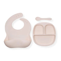 Ensemble 3 morceaux pour Petit Glouton – Ivoire