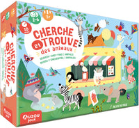 Coffret Cherche et trouve - Les animaux du monde