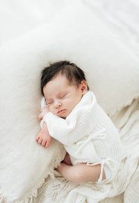 Cache-couche Kimono - Meringue