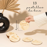 Pastilles de Bois Bébé – Étapes 1 à 12 Mois