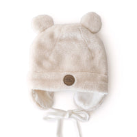 Tuque Ourson pour bébé en Minky (6-12m)