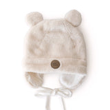 Tuque Ourson pour bébé en Minky (6-12m)
