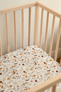 Drap contour lit de bébé - Wildflowers