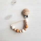 Attache-suce Bois - Admiration - Butterrum speckle et ivoire