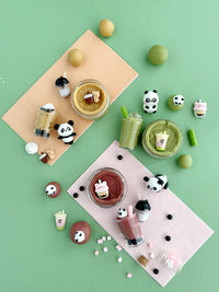Ensemble de pâte à modeler KidDough – Thème bubble tea 🧋
