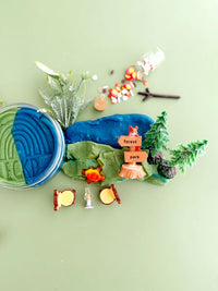Ensemble de pâte à modeler KidDough – Thème camping