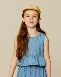 Casquette en lin - Duo jaune