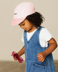 Casquette en lin - Duo rose