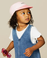 Casquette en lin - Duo rose