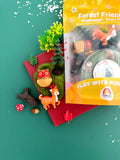 Ensemble de pâte à modeler KidDough – Thème animaux de la forêt 🦊🌲