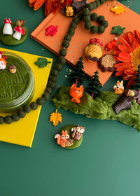 Ensemble de pâte à modeler KidDough – Thème animaux de la forêt 🦊🌲