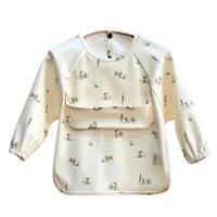 Bavoir à Manches Longues - Lapins Des Près