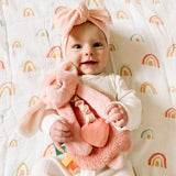 Peluche avec jouet de dentition en silicone - Lapin - Itzy Ritzy