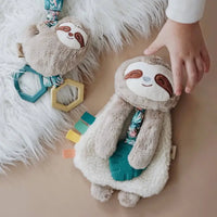 Peluche avec jouet de dentition en silicone - Paresseux - Itzy Ritzy
