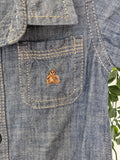 Combishort jeans Gap 6-12 mois