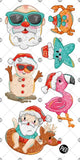 Tatouages Pico - Le père Noël à la plage