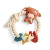 Hochet de dentition en silicone - Vache highland - Itzy Ritzy