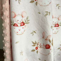 Doudou Minky & Minky dot - Bébé et enfant -Lydia la lapine et la souris