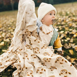 Mousseline Création Jade - bambou & coton - vache Highland