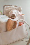 Sac à couches caddy en cuir végane & organisateur de chambre de bébé