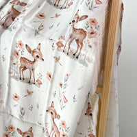 Mousseline Création Jade - bambou & coton - Bambi