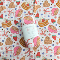 Mousseline Création Jade - bambou & coton - Petit déjeuner
