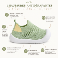 Chaussures antidérapantes tricotées pour bébé & tout-petit