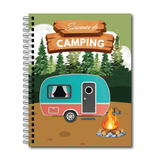 Journal de Camping (roulotte) – Carnet de souvenirs de camping avec bucket list et pages photos