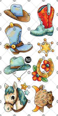Tatouages Pico - Le western