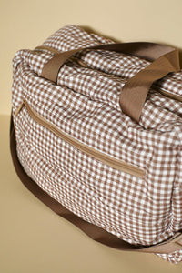 Sac à couches - Vichy brown