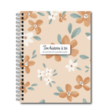 Livres souples de naissance en Français – Fleurs oranges