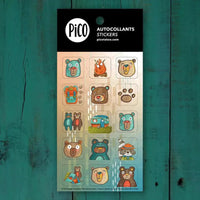 Lot d'autocollants Pico - Animaux