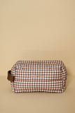 Pochette - Vichy brown
