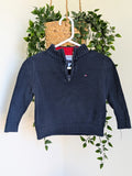 Pull en tricot demie zip Tommy H 18 mois