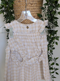 Robe Petit lem avec bloomers 12 mois