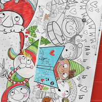 Coloriage géant PICO - c'est l'hiver