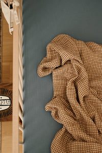 Drap contour lit de bébé - Billy blue