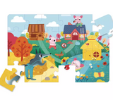 AUZOU | P’tit Jeu de Puzzles – Bienvenue chez les 3 petits cochons
