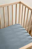 Drap contour lit de bébé - Billy blue